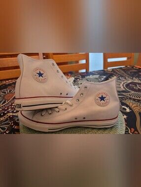 Converse Chuck Taylor All Star Leather High Top White Men's 13 Deadstock 2012